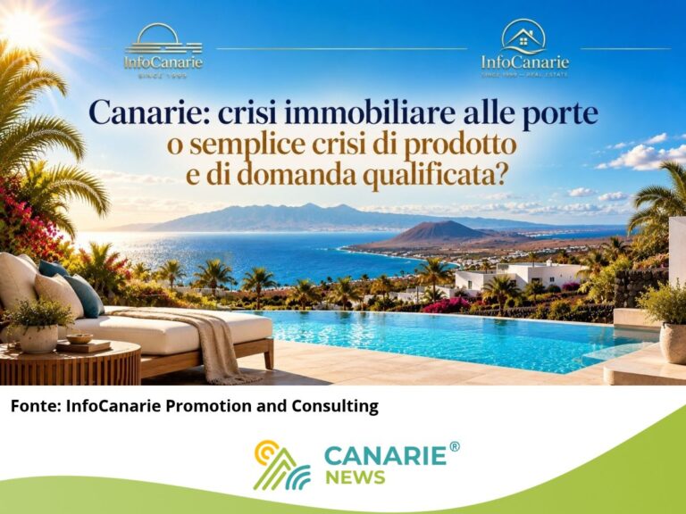 Canarie crisi immobiliare alle porte o semplice crisi di prodotto e di domanda qualificata