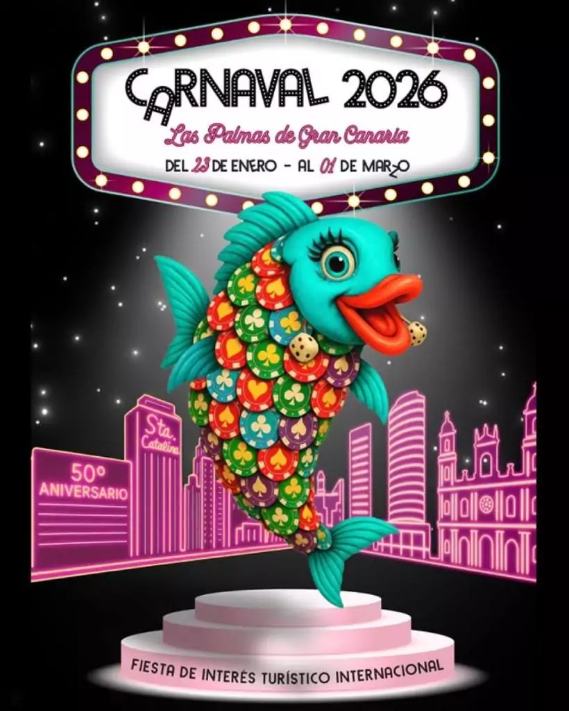 Cartel Carnaval Las Palmas de Gran Canaria 2026