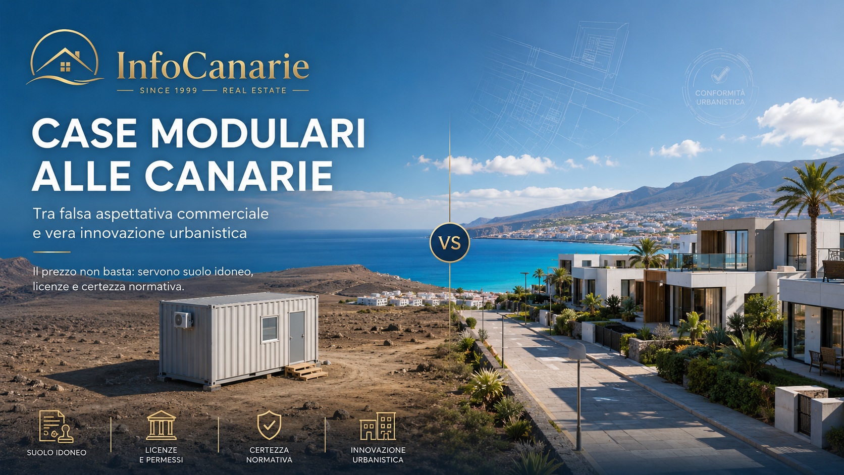 Case alle Canarie casa prefabbricata container abitativi facili promesse low cost