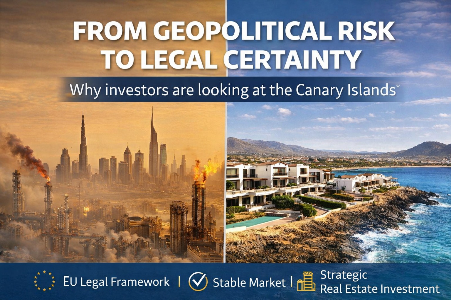 Dal rischio geopolitico alla certezza del diritto perché gli investitori strategici guardano alle Isole Canarie