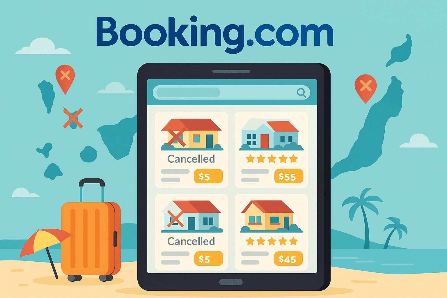 InfoCanarie Booking.Com cancella 4000 annunci Canarie affitti turistici Vivienda Vacacional