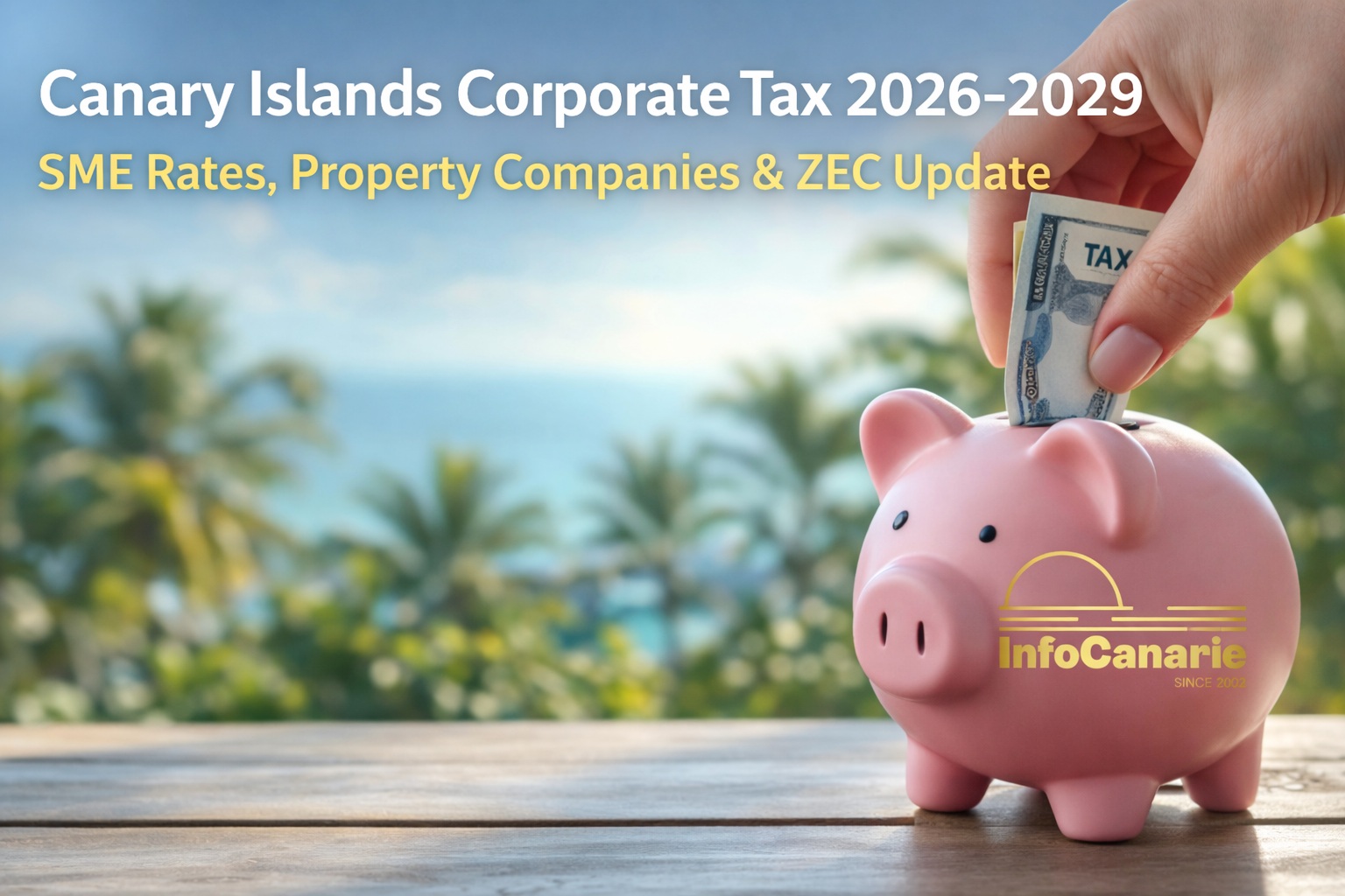 InfoCanarie Canary Islands Corporate Tax 20262029 for SME Rates Property Companies ZEC Update