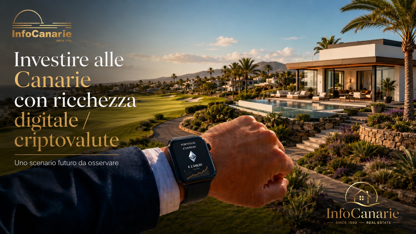 InfoCanarie Immobiliare alle Canarie investire utilizzando Criptovalute e Criptomonete