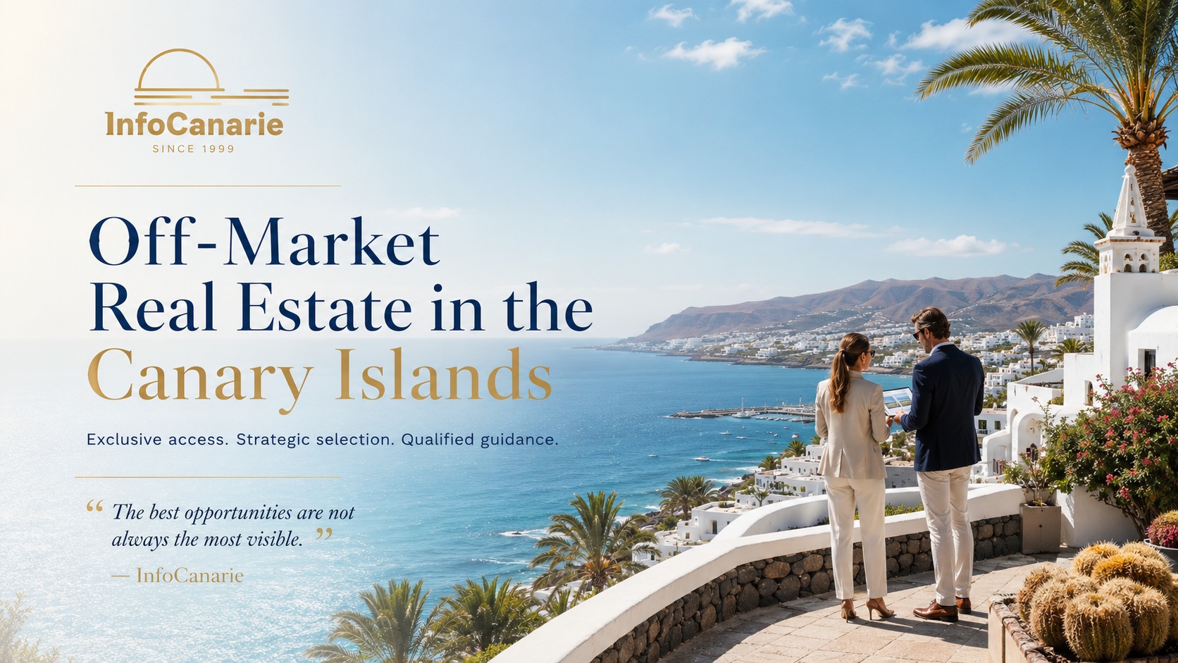 OFF-MARKET IMMOBILIARE ALLE CANARIE con InfoCanarie