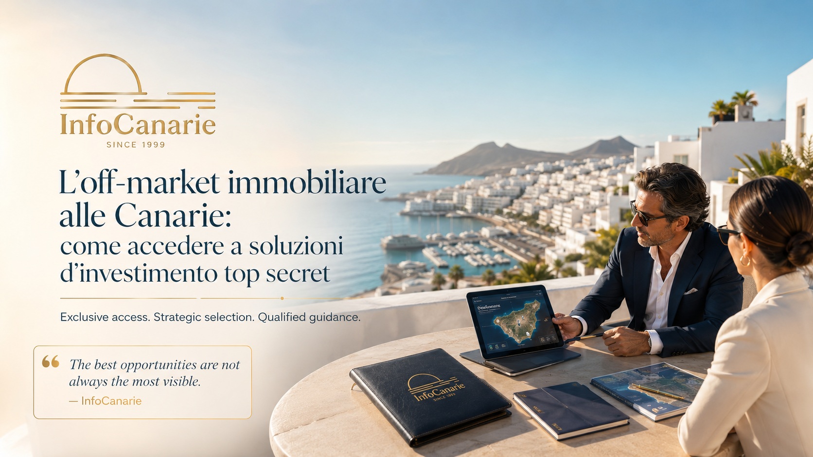 Off Market immobiliare alle Canarie investimenti riservati con InfoCanarie