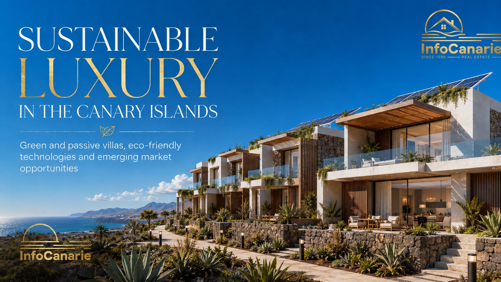 Sustainable Luxury in the Canary Islands Green Villas Passive Homes and Emerging Market Opportunities