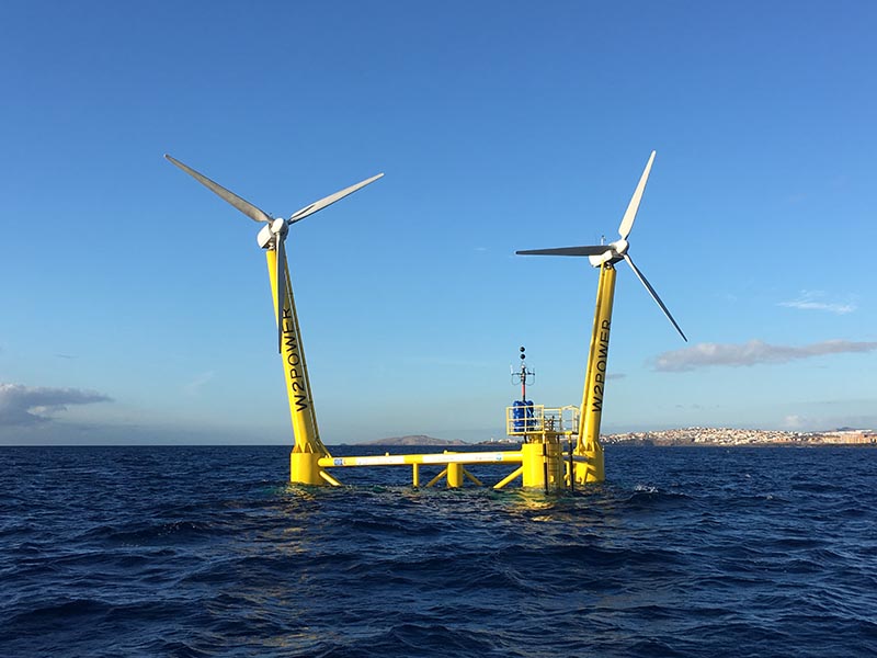 W2Power Canarie Canarias Plocan InfoCanarie eolico flottante energie alternative rinnovabili