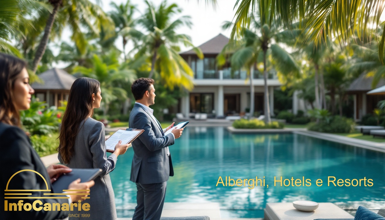 alberghi Hotel resorts in vendita alle Canarie Tenerife Gran Canaria Fuerteventura e Lanzarote