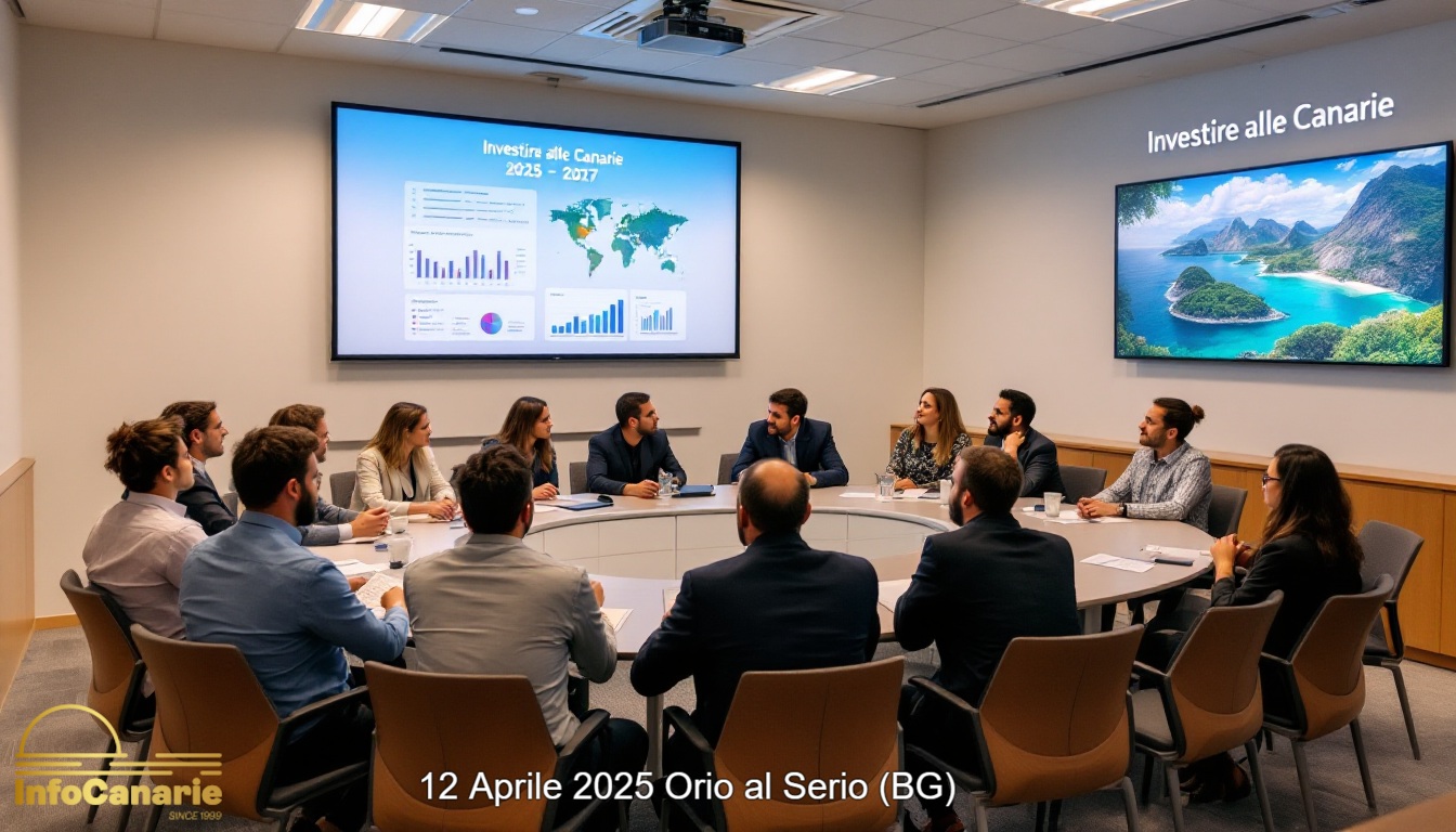 meeting forum seminario 2025 investire alle canarie 12 aprile 2025 Orio al Serio BG by InfoCanarie